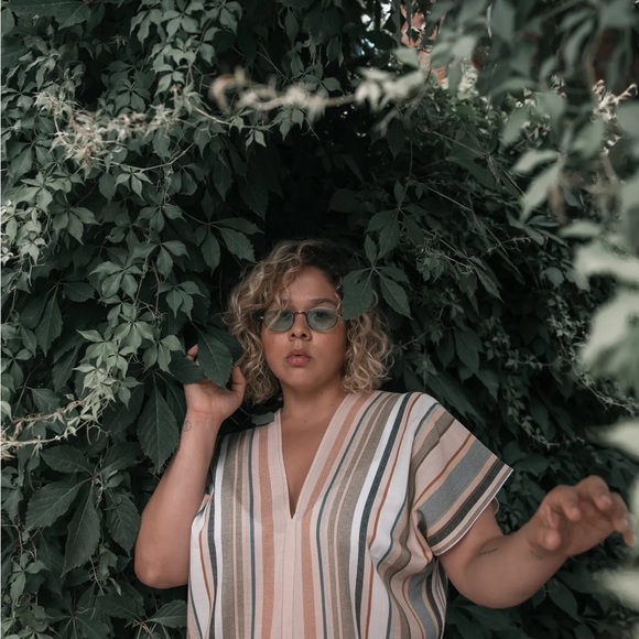 SIDIA Linen Caftan Muumuu - Picture 5 of 9